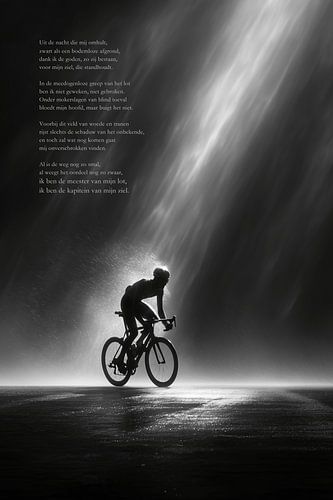 Ein unerschütterlicher Radrennfahrer im Rampenlicht