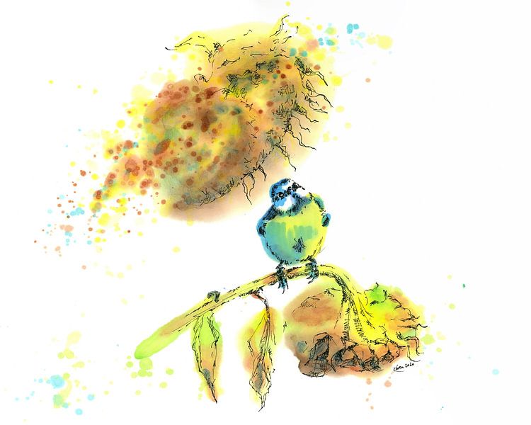 Sunflower seeds for lunch? by Karen Kaspar