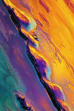 Abstracte Vloeistof van Transmutation Art