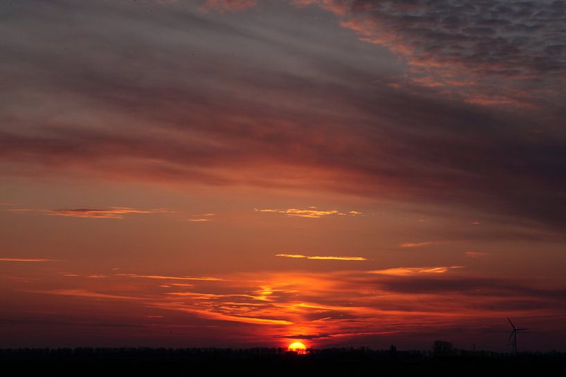 Zonsopgang Wieringerwerf by Sander Maas