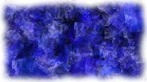 Blauw abstract