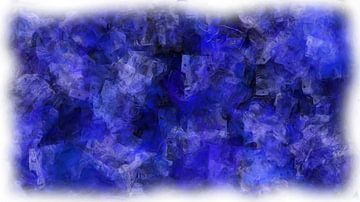 Blauw abstract van Maurice Dawson