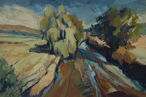 Beneden bij de rivier