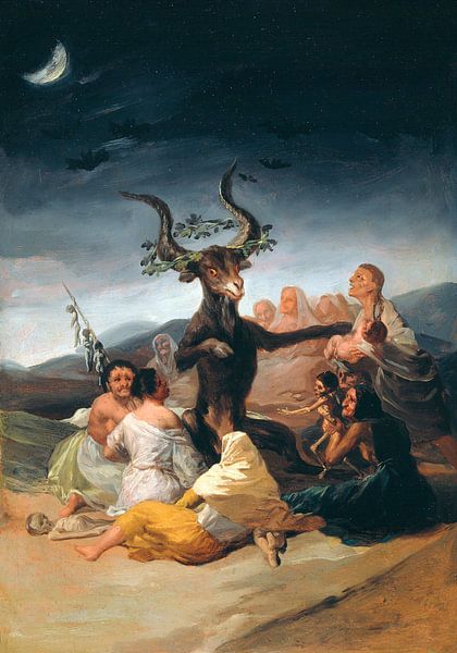 Sabbat des sorcières, Francisco Goya par Des maîtres magistraux