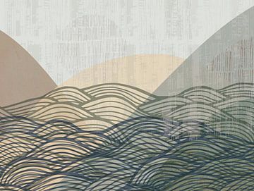 Japanse print No1 van Marieke Jolink