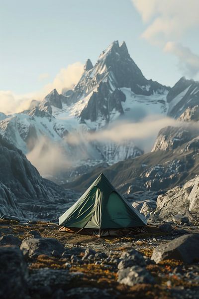 Alpenblick bei Tag von fernlichtsicht