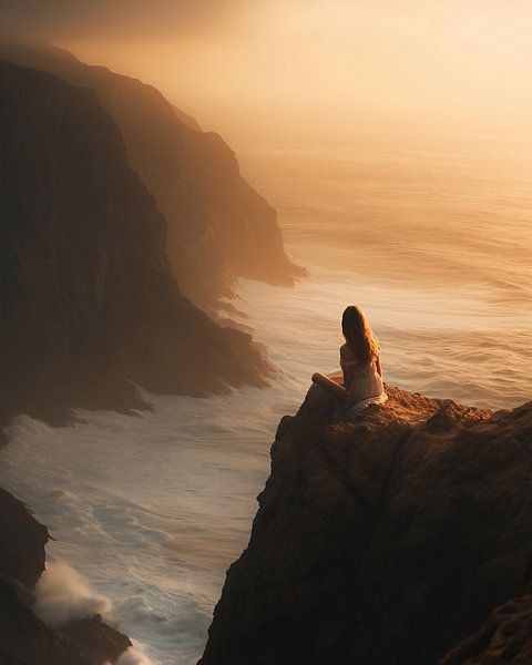 Vue sur l'Atlantique par fernlichtsicht