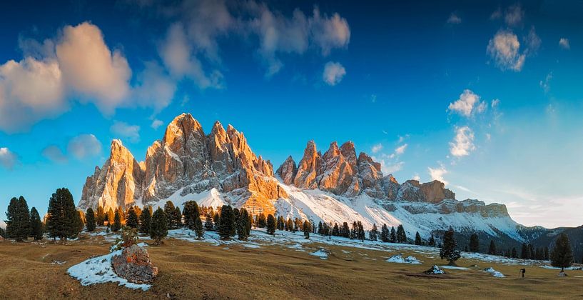 Geisler Group in the Dolomites by Dieter Meyrl