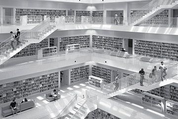 Bibliothek Stuttgart von Patrick Lohmüller