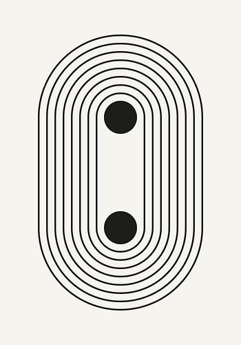 Retro 1920 vintage geometrische vorm in Bauhaus-stijl 1_6