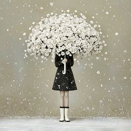 Blossom snow van Mirjam Duizendstra