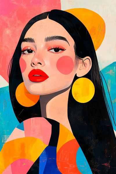Modern beauty in colour by Poster Art Shop