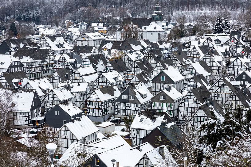 Die Fachwerkhäuser von Freudenberg im Siegerland von Roland Brack