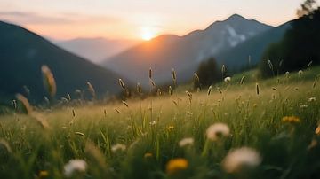 Stal in het laatste licht