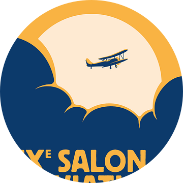 Salon de l'aviation (geel) van Rene Hamann
