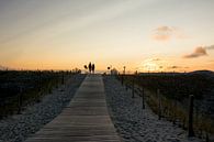 Zonsondergang aan het strand par Arjen Schippers Aperçu