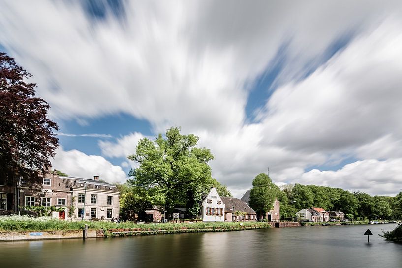The view of Oud-Zuilen in spring by Michel Geluk