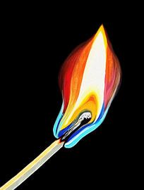 Inspiration brûlante Flamme abstraite Énergie &amp ; Créativité