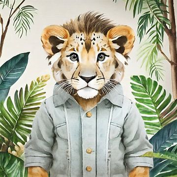Leeuw jungle van Martin Mol