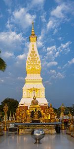 The glow of Wat Phra That Phanom