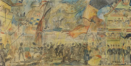 James Ensor, *The Strike*, 1888