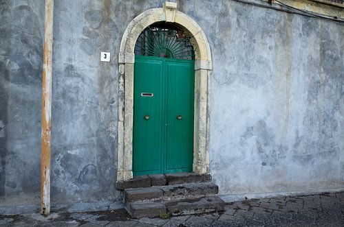 Straatbeeld Acireale, Sicilië