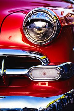 red vintage car by Dieter Walther