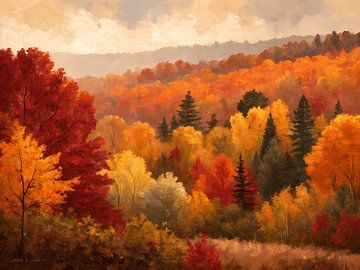 Herbst's Umarmung von Artistic