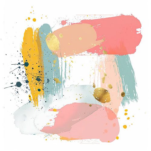 Bauhaus Japandi Abstrait | Abstrait moderne