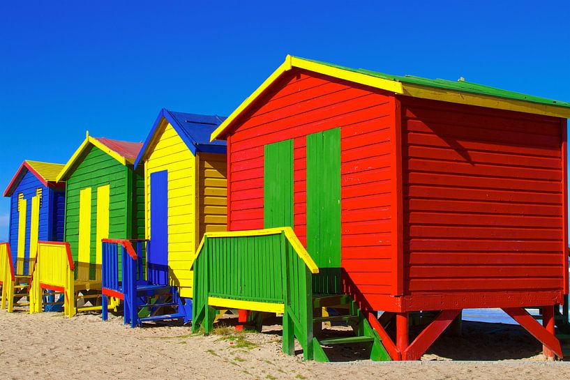 Muizenberg Beach Houses by Jan van Dasler