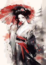 Japanese Painting by Cross