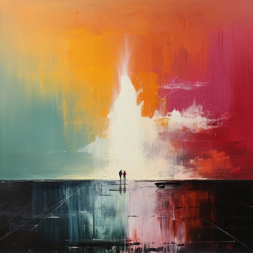 Farbenfroh, modern und abstrakt