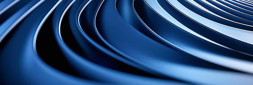 Shiny blue waves by Jonas Weinitschke