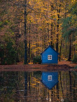 Herbst auf dem Landgut Loo von Hugo van Gool
