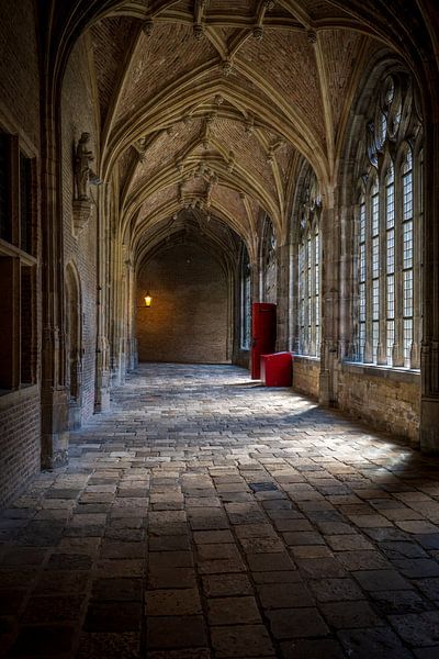 Das Innere der Abtei Middelburg in Zeeland, Niederlande von Bart Ros