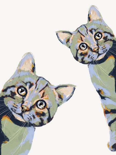 Curious cats by Studio Carper