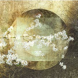 Blüte. Japanischer Stil. Wabi-Sabi. 3