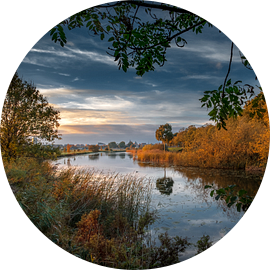 Silent evening in Fall van Ruud Peters