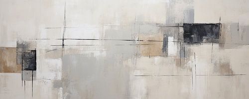 des contrastes subtils sur Peinture Abstraite
