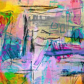 Geometric variety of colourful shapes by Claudia Gründler