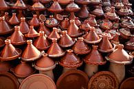 Tajines at the market in Marrakech by Meike Molenaar thumbnail