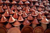 Tajines at the market in Marrakech