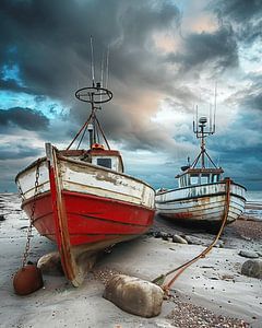 Maritimes in Rot-Weiß
