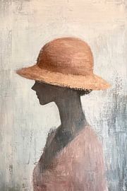 Schattenspiel Hut von Poster Art Shop