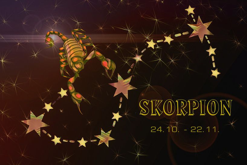 signe des étoiles - scorpion par Christine Nöhmeier