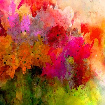 abstract en bloemig van Andreas Wemmje