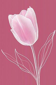 Tulpenstilte 3 van Thea