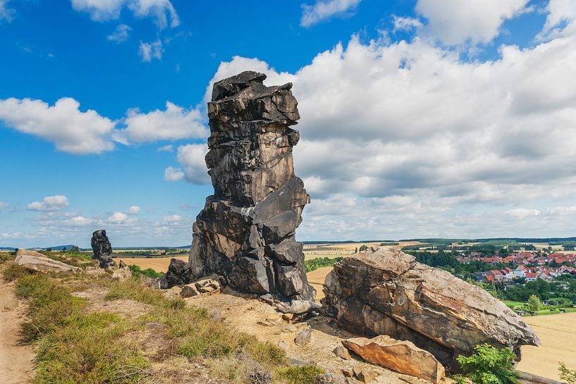 Devil's Wall, Harz district van Gunter Kirsch