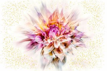 Magnifieke Dahlia - Gold Sparks van marlika art