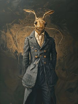 Dierportret Oscar Anomala van Nico Brons